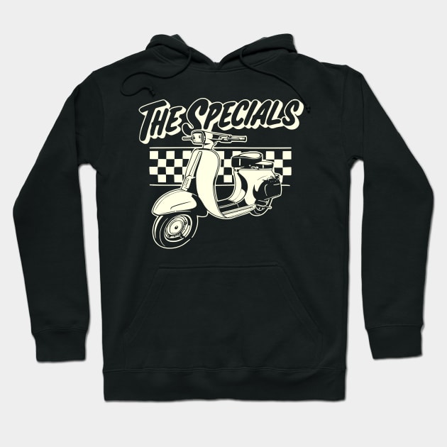 The Specials Band Enjoy Popular With Many Songs Retro The Specials Mods Scooter Funny Gift Hoodie by morningmarcel